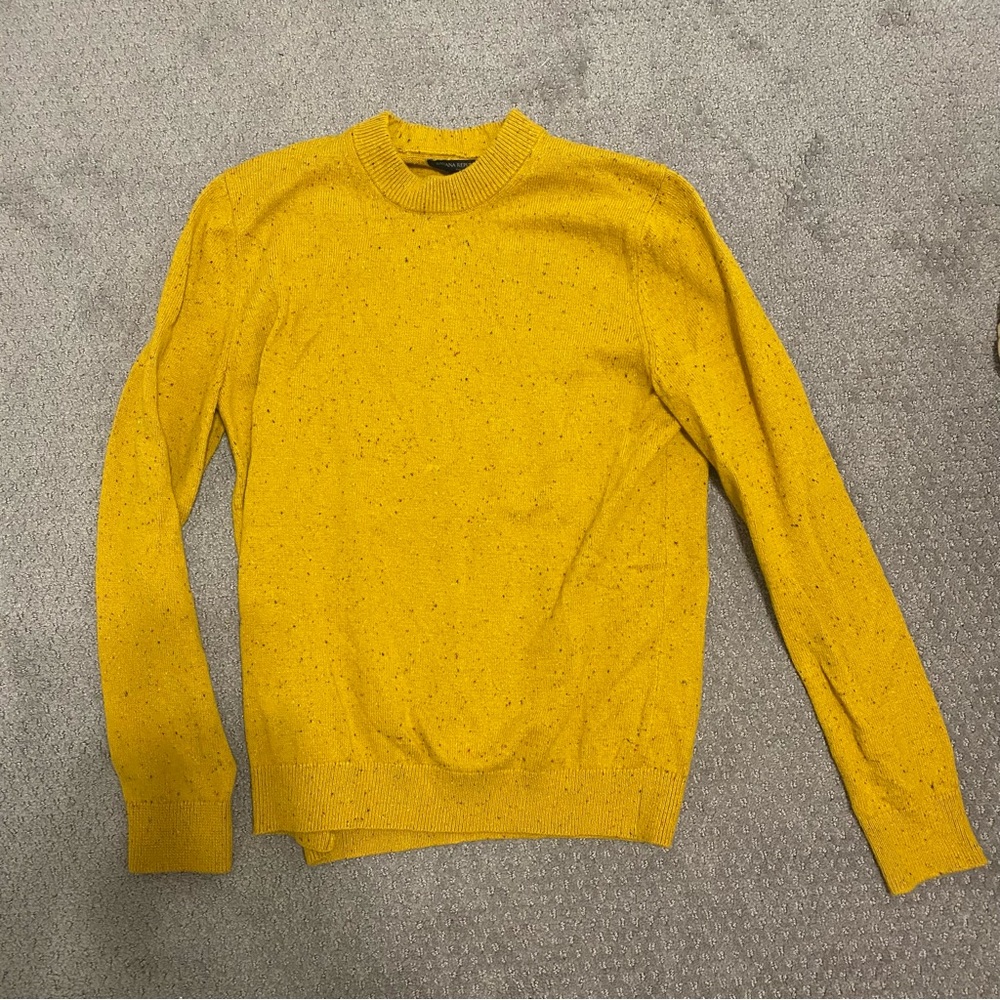 Banana Republic Yellow Crewneck Sweater